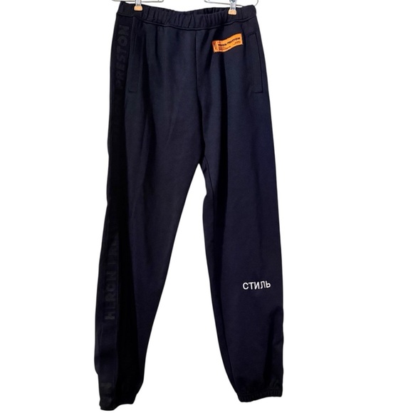 Heron Preston Men's Joggers Track Pants Sz S Pull-on Style Athleisure Streetwear